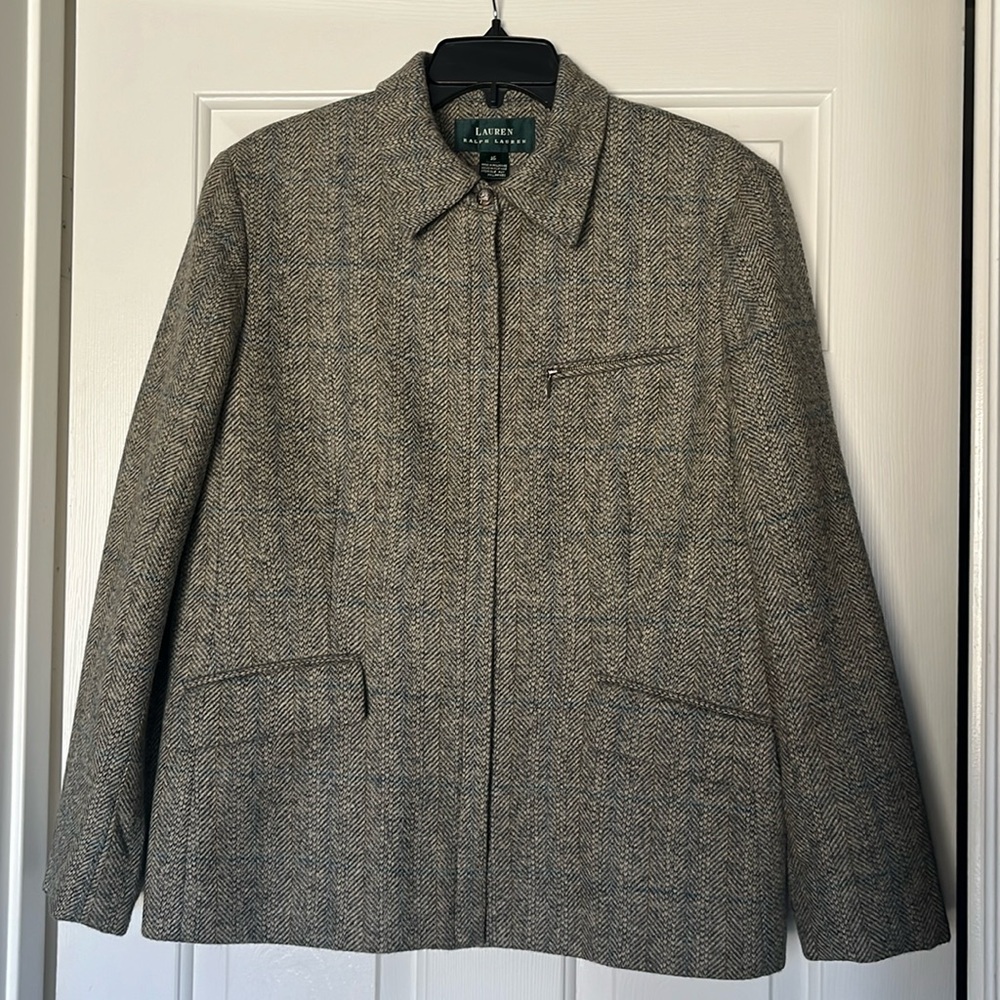 EUC Ralph Lauren Shetland Wool Blazer